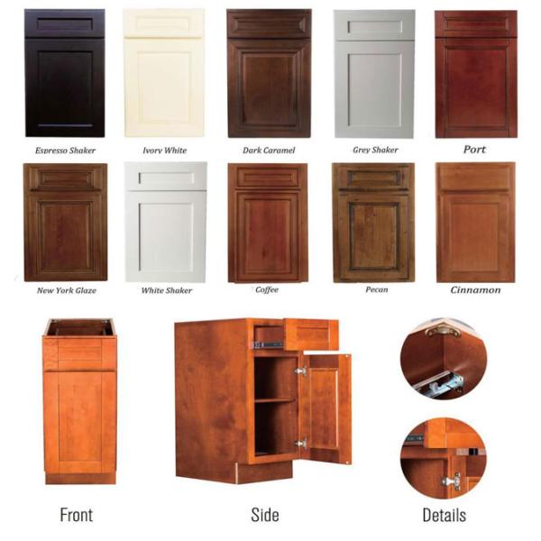 RTA Kitchen Cabinet Solid Wood Sample Piece with Customized Color and 10*10cm Size for Modern Kitchens