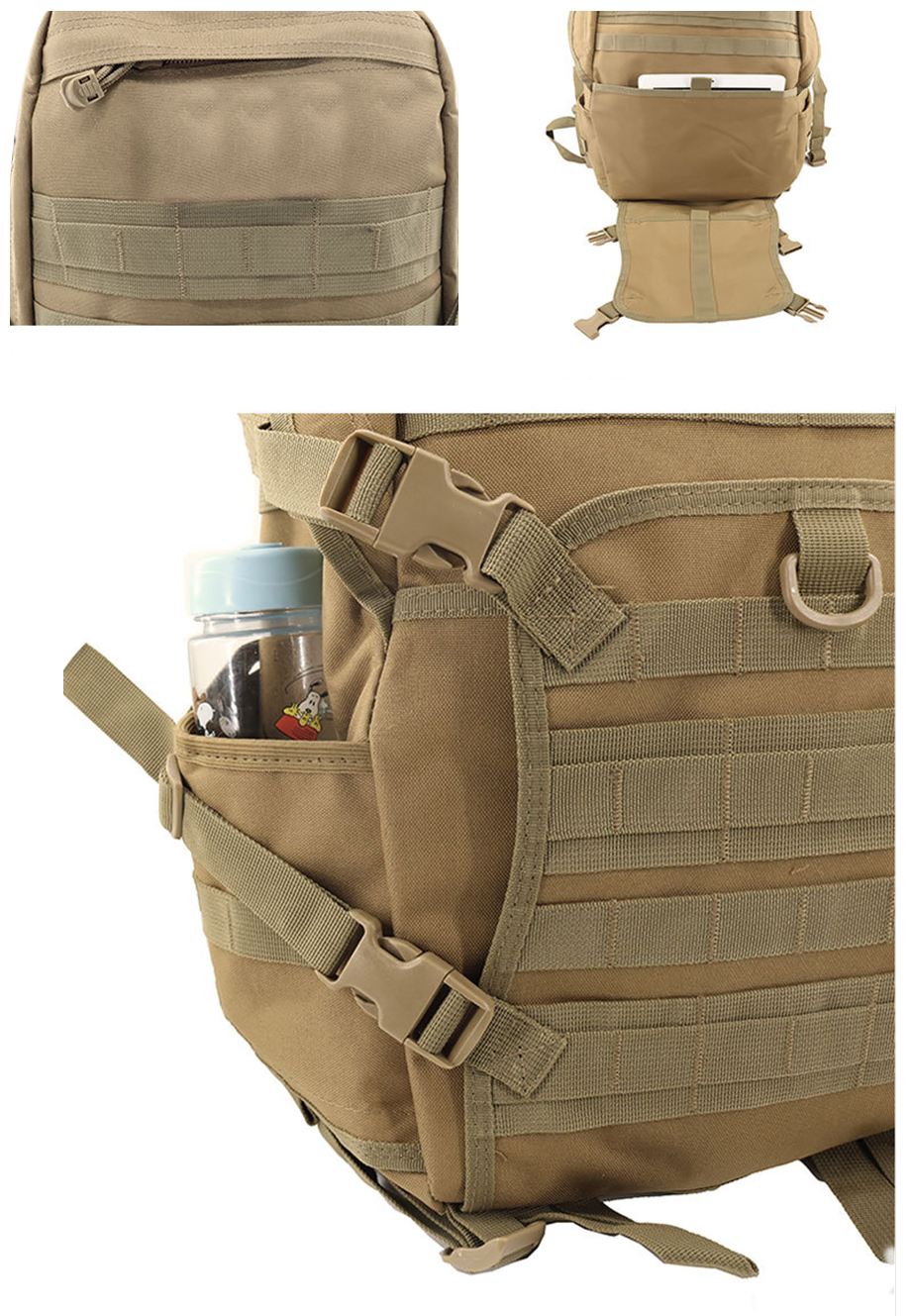 Digital Color Design Waterproof Mountaineering Rucksack for Multi-function Backpack