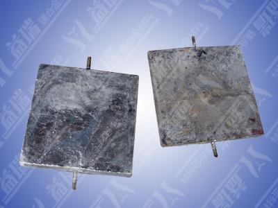 Quality Zinc anode sacrificial zinc alloy for cathodic protection for sale
