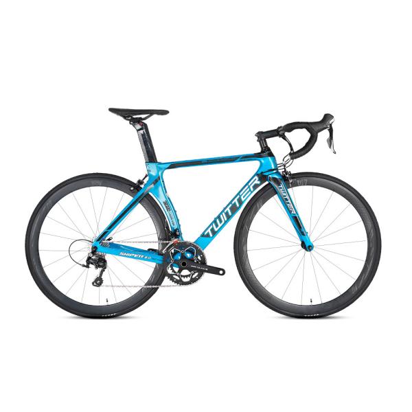Quality Blue Carbon Fibre Cyclocross Bikes SHlMANO 105 5800 High Configuration for sale
