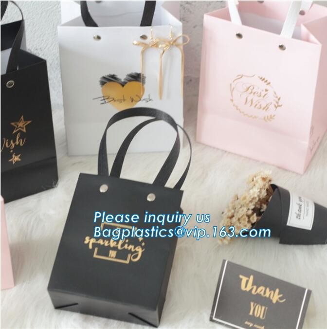 Customized Cut Printed Coated Paper Shopping Bag with Matt Lamination,rope handle custom logo printed white paper bag