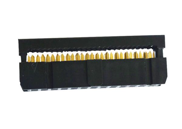 Quality Dual Row Insulation Displacement Wire Connectors 26 Pin Idc Female Connector for sale
