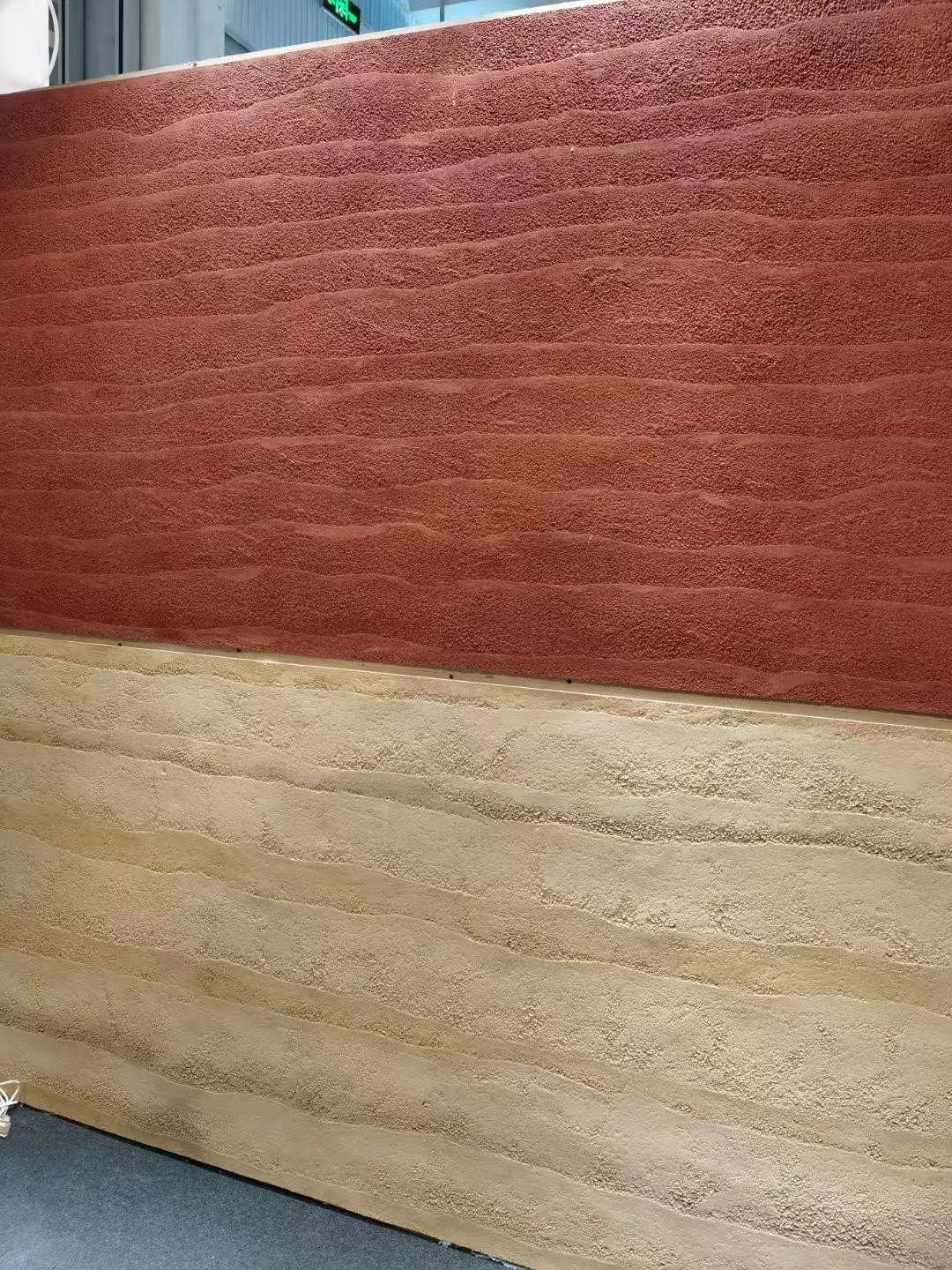 High Fade Resistance Artificial Stone Tiles Waterproof Stain Resistance Stone Look Like Pu Travertine Faux Cement