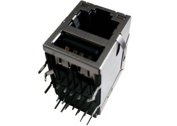 Quality RJMG133218101DR Rjmg 10/100Base-T Rj45 Over Usb Ethernet Connector for sale