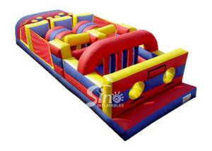 China Outdoor Kids Parties Backyard Inflatable Obstacle Course Game on sale