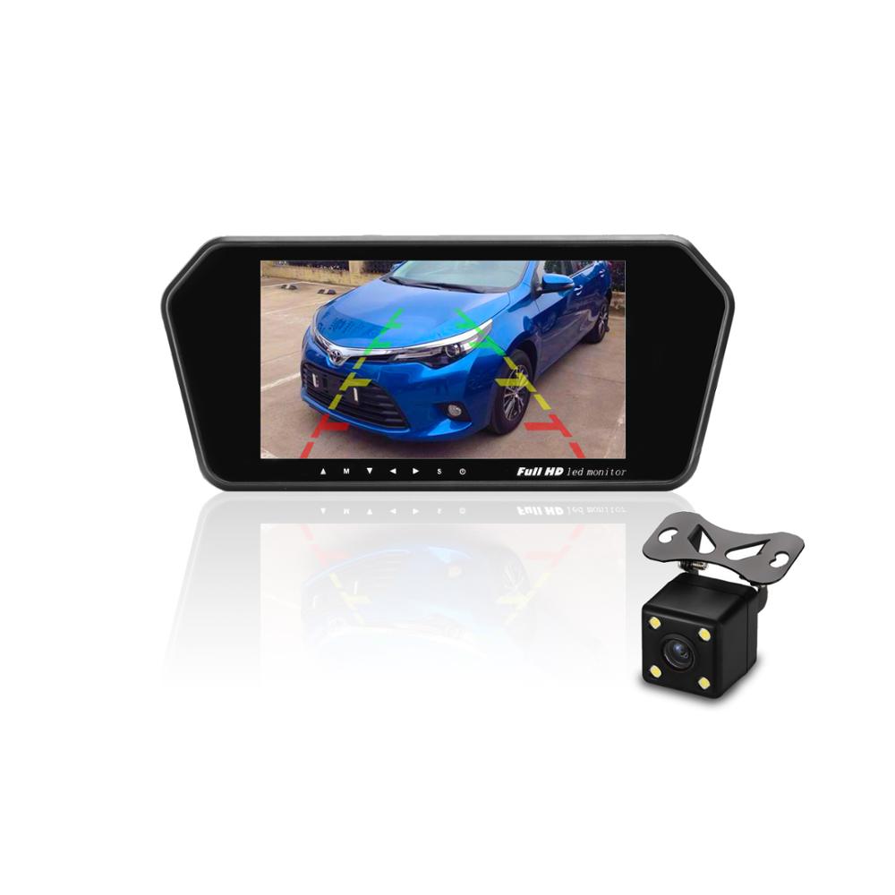 DC12V-24V Reverse Camera Rear View Mirror Monitor / Lcd Rear View Mirror