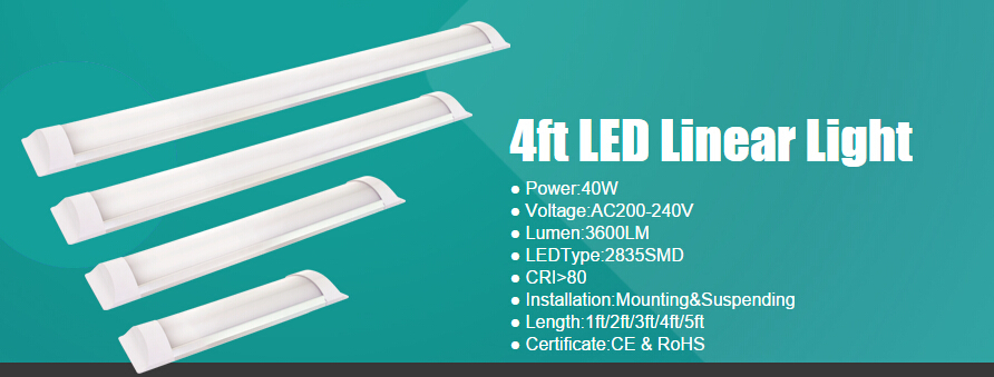 2ft 24*75*600mm Linear High Bay Led Lights Dimmable Waterproof IP41 Aluminum Housing