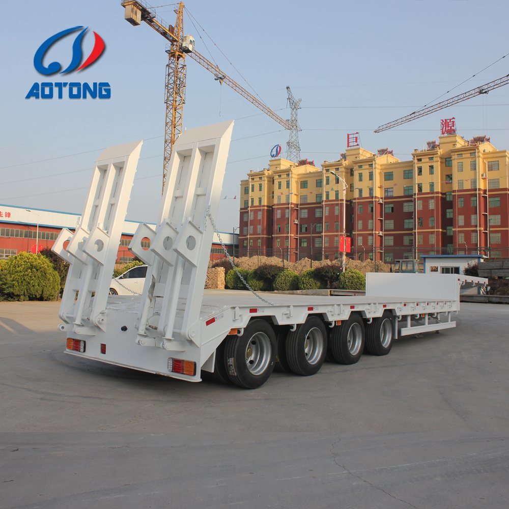 Semi-Trailer Hydraulic Axis Steerable Cast Semi Trailer for Multi Axles Bridge Girder Transport
