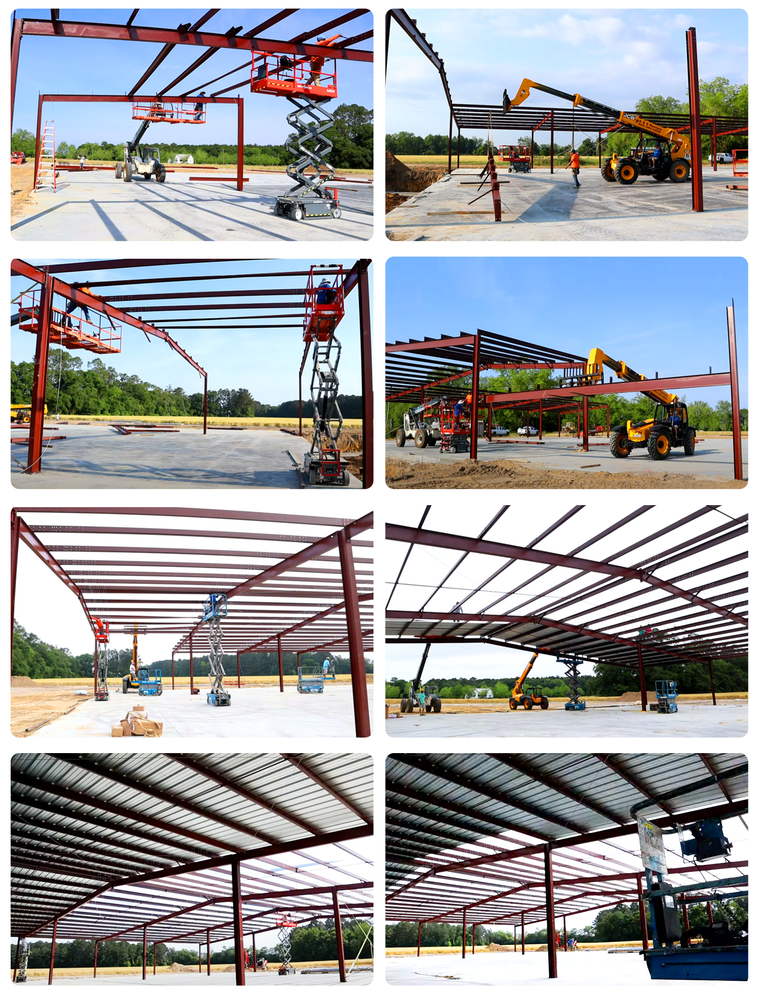 Q235B/Q345B Low Carbon Steel Prefabricated Steel Structure Warehouse