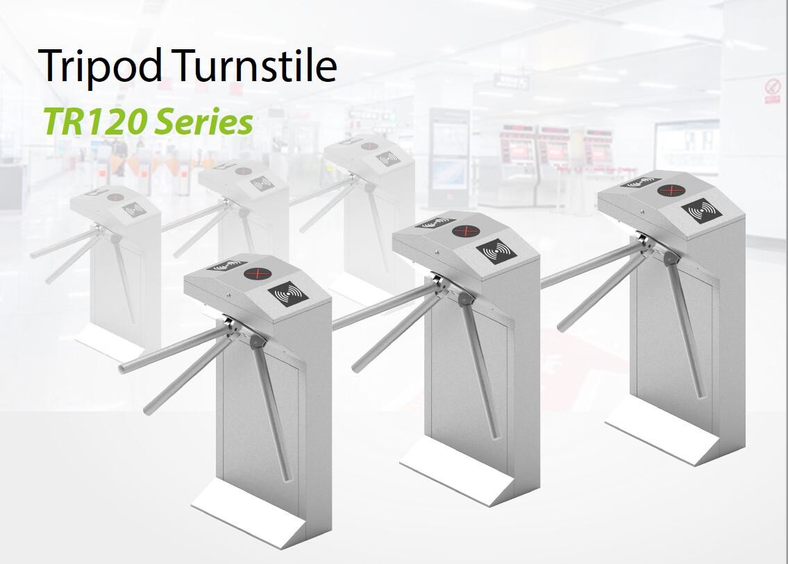 TR120 Drop Arm Tripod Turnstile Medium Security Level Barrier SU304