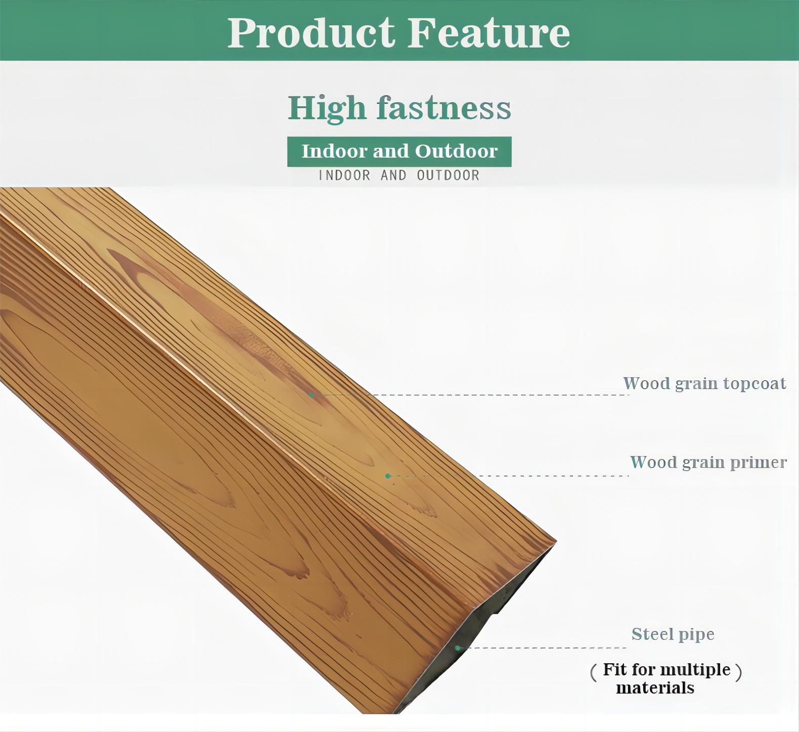 Single Component Wood Grain Effect Coating for Aluminium Windows High Performanc