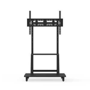 China Modern Universal TV Stand Base Moveable Height Adjustable With Wheels wholesale