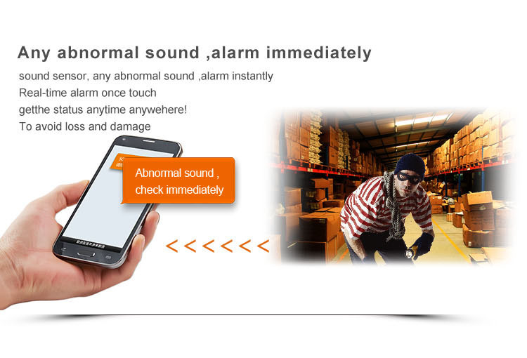 antitheft smart door alarm GSM tracker with vibration sensor alarm RF-V13