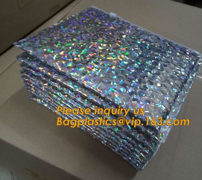 Cosmetic Slider Zip lockk Bubble Bags Bubble Slide Pouch,Zip lockk esd bubble bag bubble packaging wrap cosmetic pouch slide