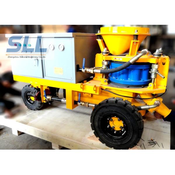 Less Dust Wet Durable Concrete Spraying Machine High Concrete Strength