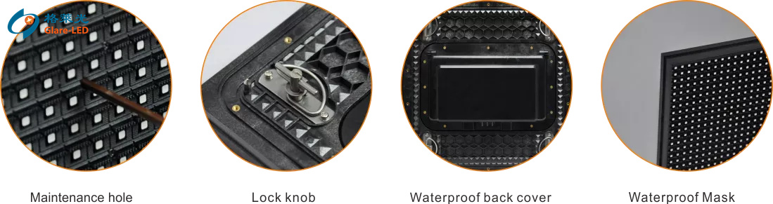 P10 P8 P5 P6.67 Front Service LED Screens Display With IP65 Rating
