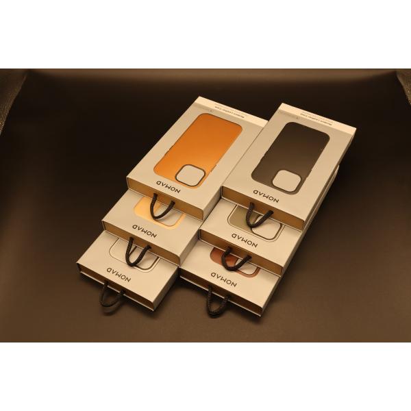 Retail Electronic Packaging Box with Paper String CMYK Pantone Color OEM, FSC 100% Recycle Greyboard, Kraft paper
