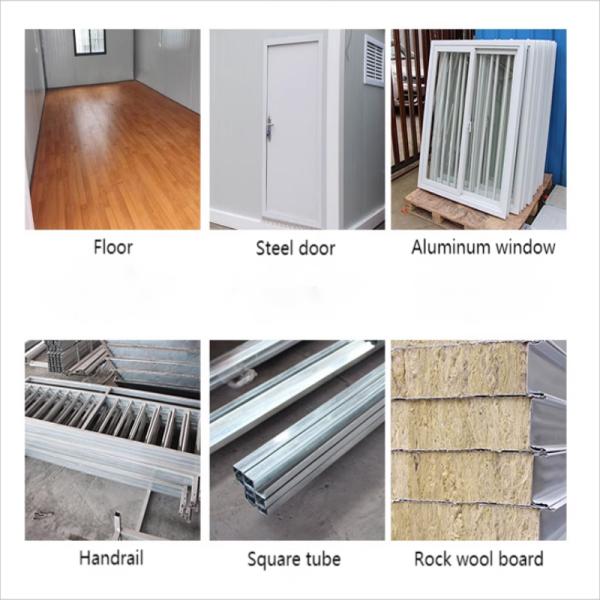 Steel Door Outdoor Prefabricated Container House for Modular Tiny Storage Office Homes
