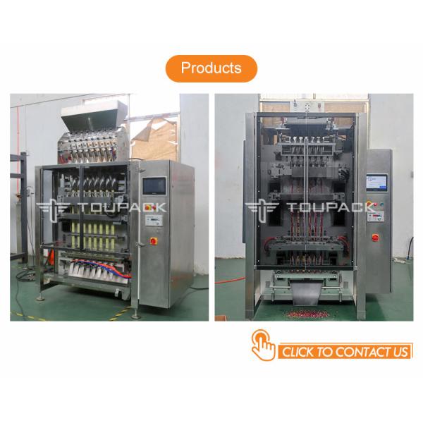 Vertical Form Fill And Seal Automated Packaging System Multi Lane Coffee Powder Stick Packing Machine