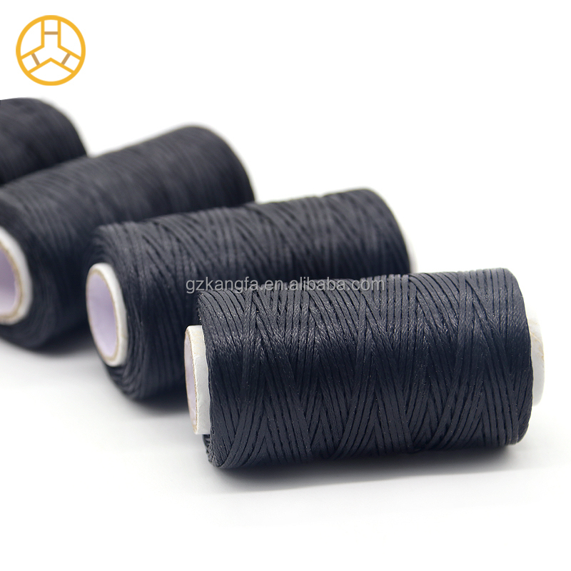 Polyester/Waxed Kangfa Flat Braided Sewing Yarn for Braided Wax Thread in Leather Sofa