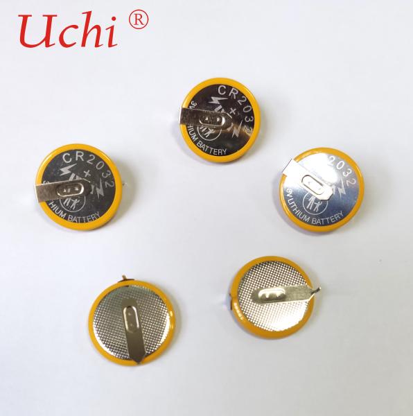 Quality 3V Li-MnO2 Button Cell Lithium Battery , Lithium Button Coin Cell Battery For Watch for sale