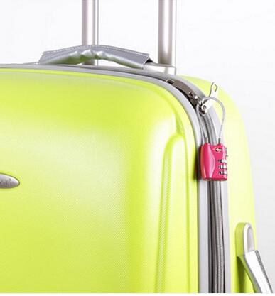 3 Dial TSA Approved Cable Locks TSA 719 63g For Suitcase / Travel Luggage