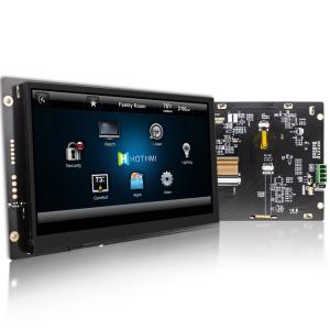 China 7.0 inch 800x480 UART TFT smart serial screen with capacitive touch panel wholesale