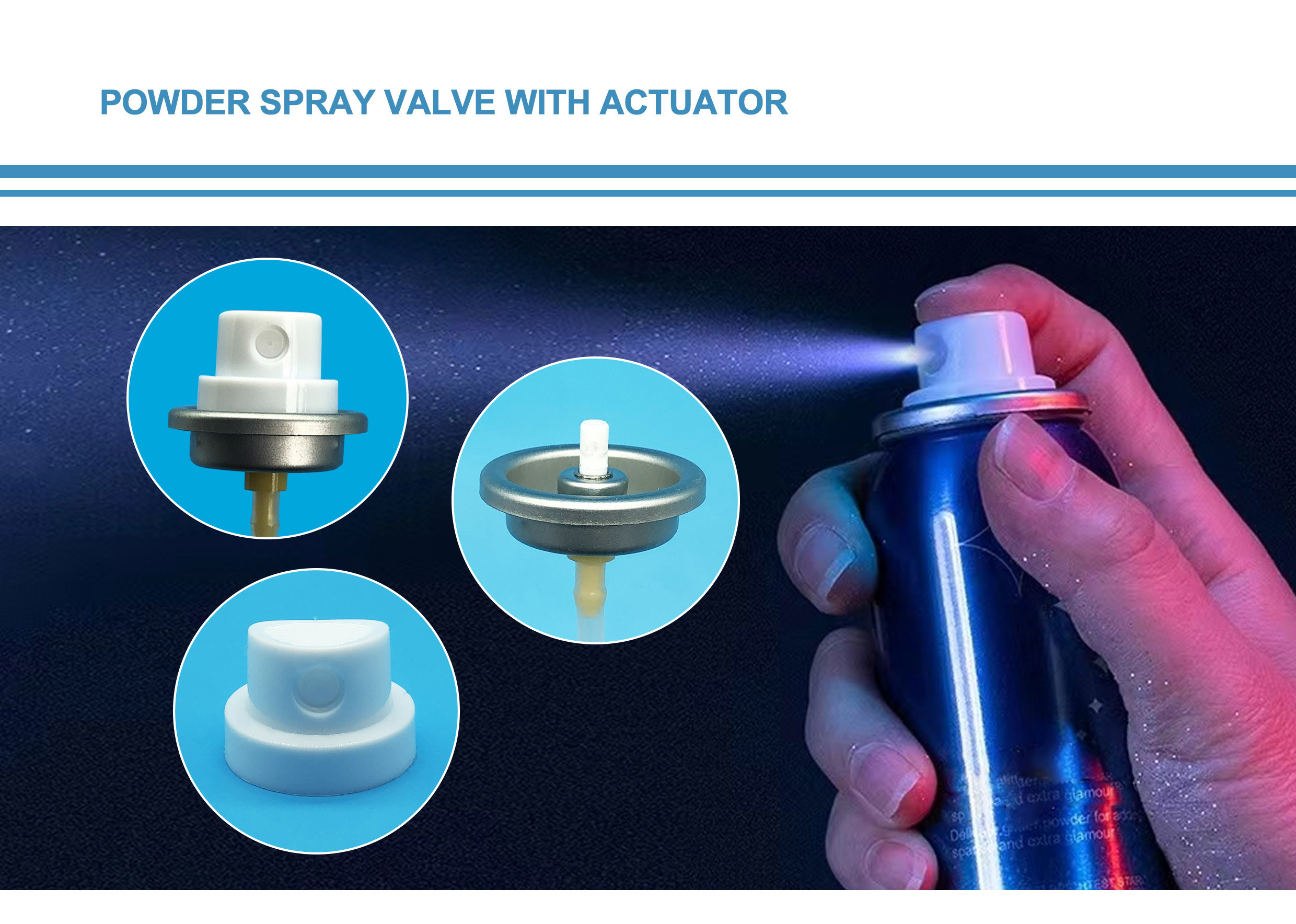 Ergonomic Powder Spray Valve for Home Use with Comfortable Grip