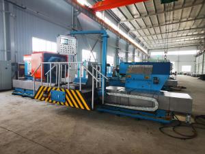 China Cathode Roller Turning Heavy Horizontal CNC Lathe Machine With 2 Cutting Tool Turrets on sale