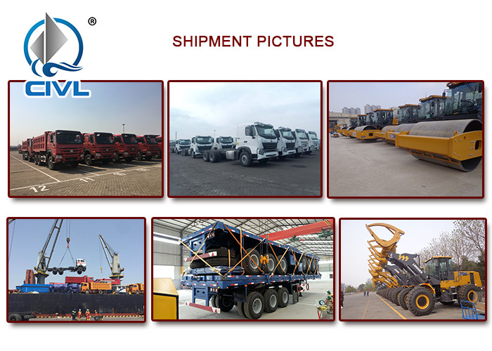 Manual Heavy Duty Dump Truck for Unloading EURO III Emission Standard 60T 8x4 Tipper Truck