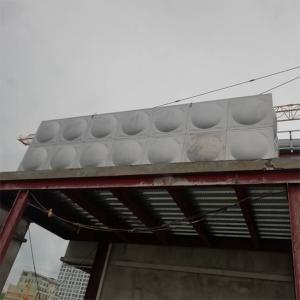 China Rectangular Silver Water Tank , Purification Super Insulated Hot Water Tank wholesale