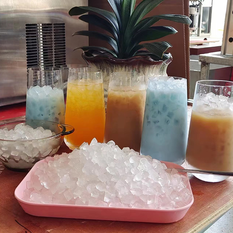 R404a Refrigerant Electric Ice Cube Machine with Water Dispenser and Simple Operation