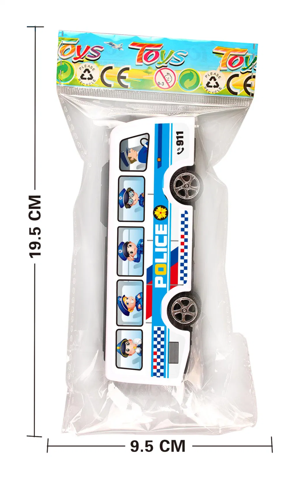 Children&prime;s Simulation Model of Bus Toy Car Anti-Fall Toy Friction Car Inertia Bus Toy