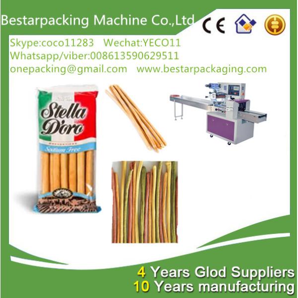 food flow pack machine for bread sticks,breadsticks,finger sticks ,Lance Bread Sticks pack machine