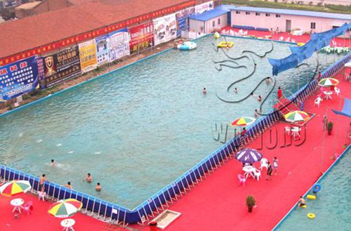 summer commercial steel frame pool for kids and adults
