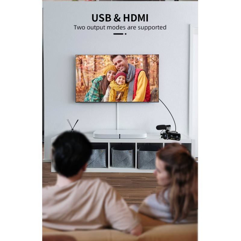 Full Hd Video Cameras 4K Handy Camera Bluetooth Professional Digital