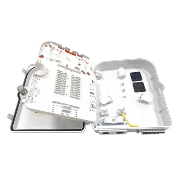 12Core Waterproof IP65 FTTH Termination Box 2 In 12 Out ABS Material