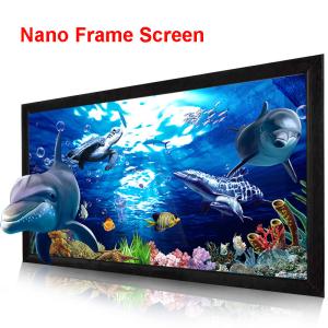 120 16:9 fixed frame projection projector screen HD 3D TV home theater nano soft screens-1