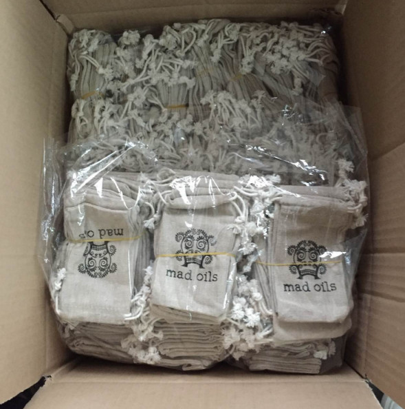 Lightweight White Mesh Laundry Bag Customized Label 3pcs / 6pcs One Set