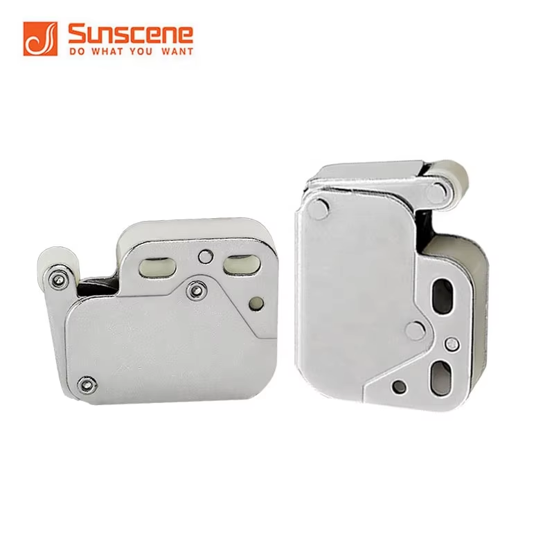Galvanized Zinc Steel Touch Access Panel Latch Silver Mini Customized