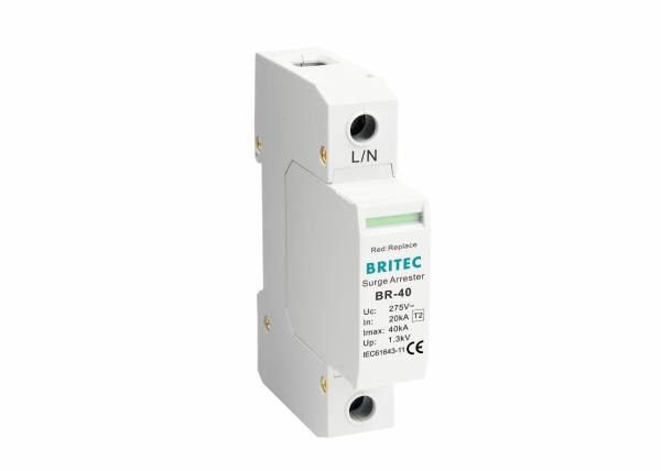 Quality 40 KA 275 V Type 2 Surge Protection Device Class II With Remote Signalling for sale