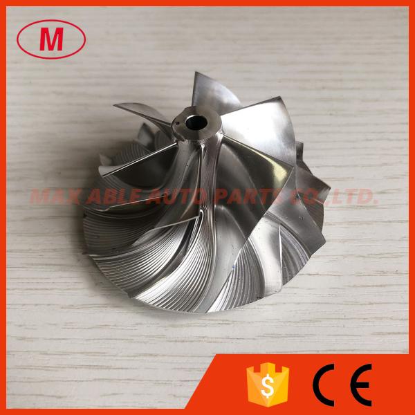 GT15-25 reverse 49.70/67.40mm 6+6 blades high performance turbo milling/aluminum 2618/billet compressor wheel