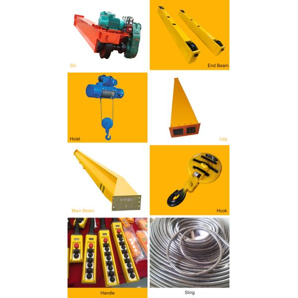 A Frame Lifting Single Beam Motorized Gantry Crane