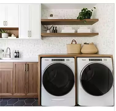 Designer Solid Wood Melamine LED Sensor Light Cabinet Prefab Modular Kitchen Cabinets