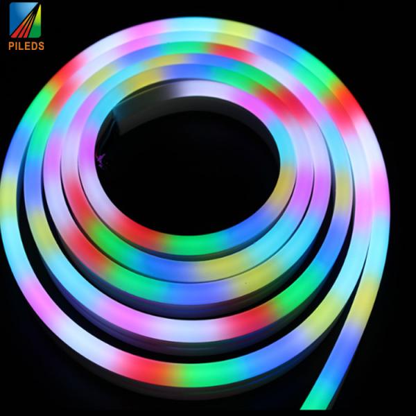 Quality Flexible Addressable RGB LED Neon Flex With Remote Music Controller OEM for sale