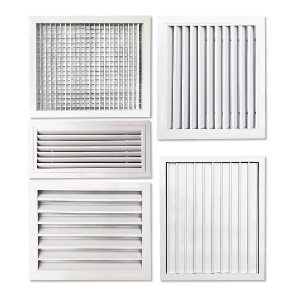 White ABS Linear Slot Diffuser Grille for Modern Residential Ventilation