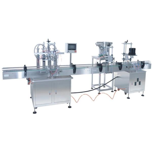 Quality 4/ 6 Heads Automatic Bottle Liquid Filling Capping And Labeling Machine 3000BPH Capacity for sale