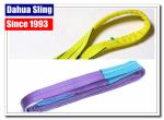 Multi Color Double Layer Polyester Lifting Slings With Hooks 75mm Width