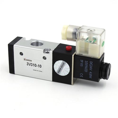 Quality 3V310-10-NO Airtac Solenoid Valve 3 Way 2 Position Aluminum Material for sale