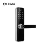 Simple Fingerprint Door Lock , Custom Intelligent Cupboard Push Button Crystal